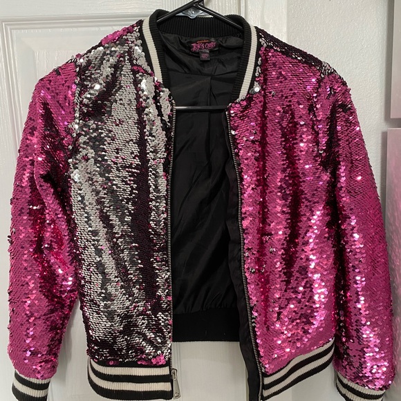 flippy sequin jacket